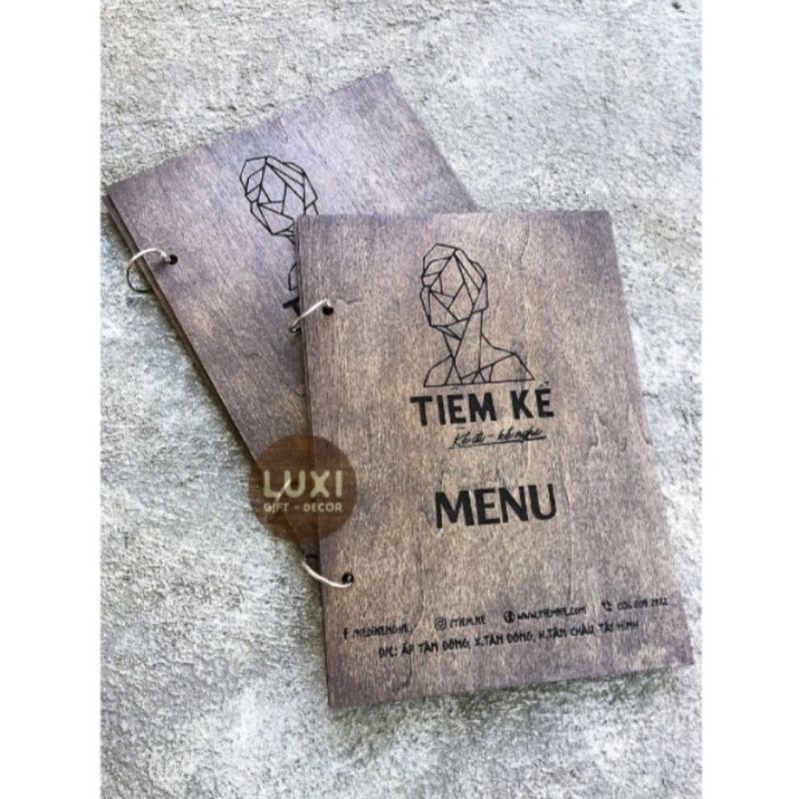 HCM | Menu khoen tròn độc lạ / Menu nhà hàng, quán cà phê LUXI DECOR HCM