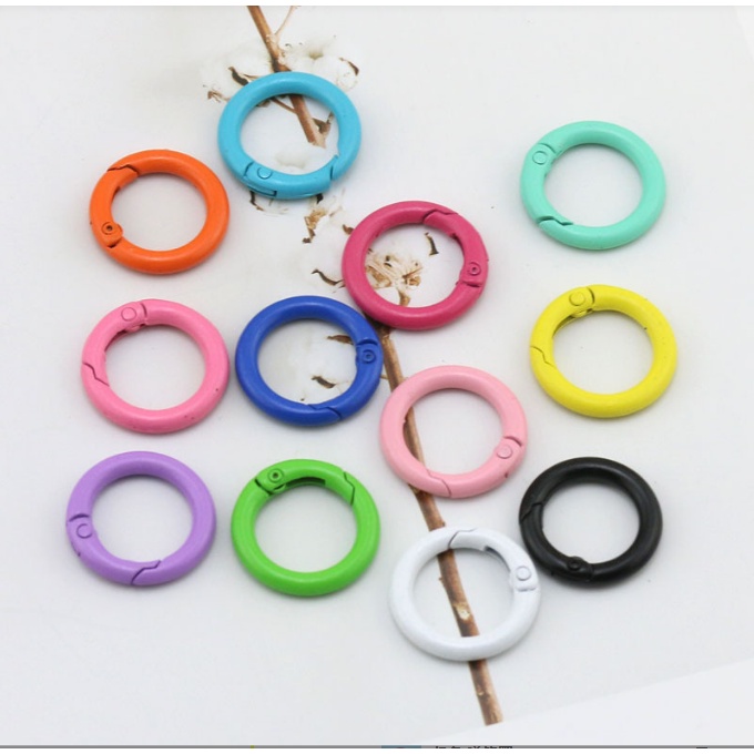 Móc Khóa Sắt Vòng Đơn Giản Dày Trục - Jerry Shop