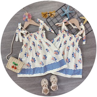 Hàng QC - Váy maxi 2 dây thời trang mùa hè cho bé gái