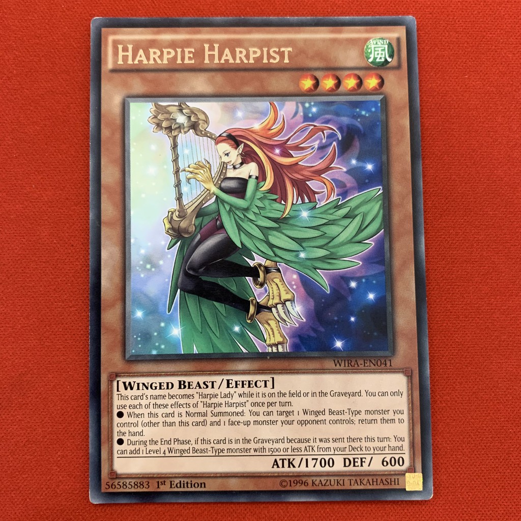 EN]Thẻ Bài Yugioh Chính Hãng] Harpie Harpist