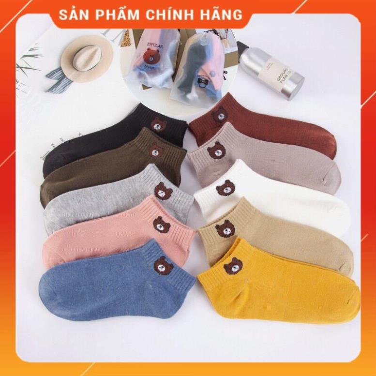 Set 10 đôi tất gấu siêu xinh