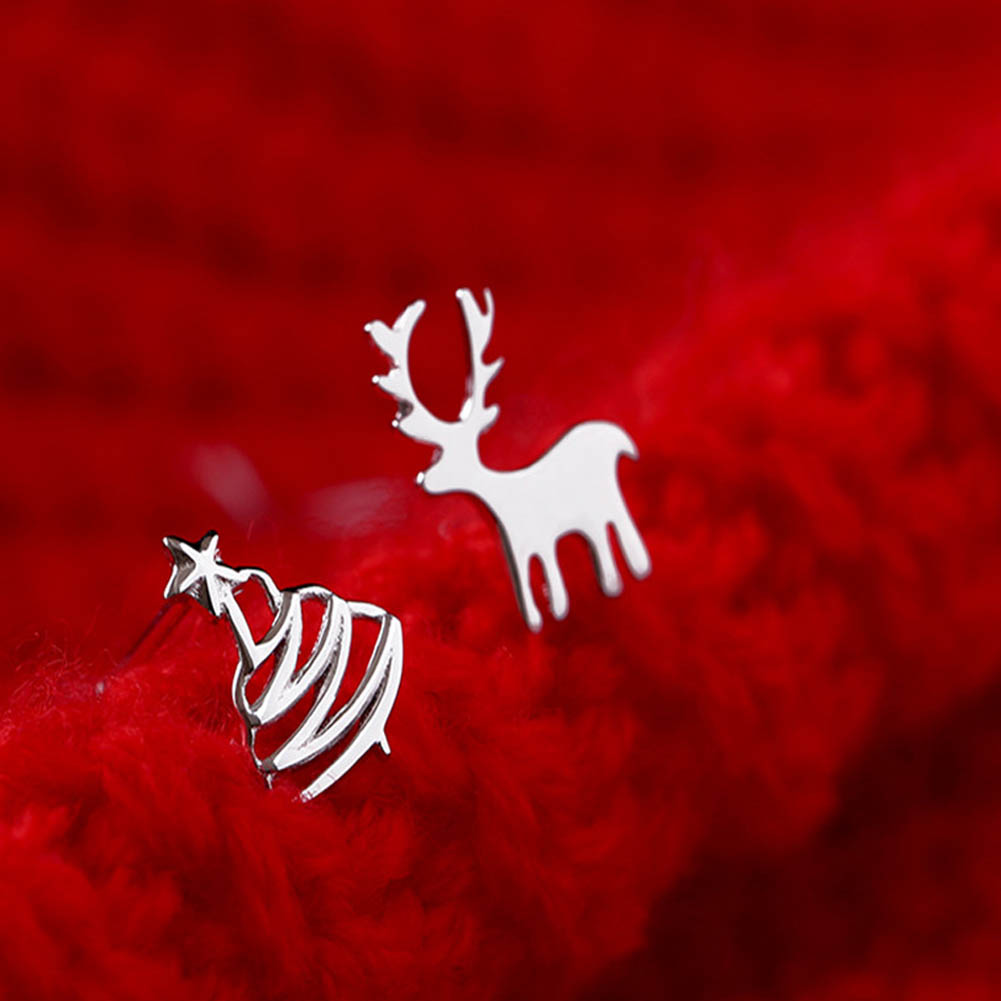 1 Khuyên Tai Hình Cây Thông Giáng Sinh Thời Trang