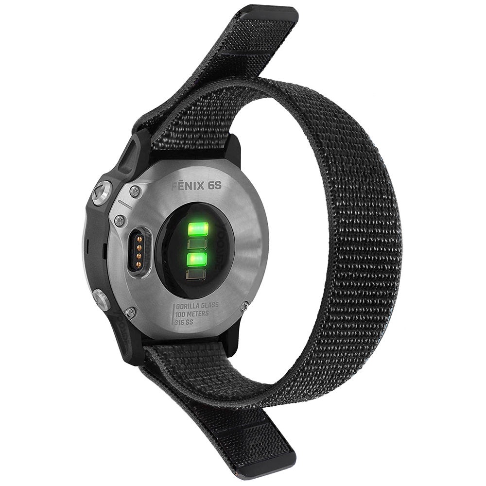 Dây Đồng Hồ Bằng Nylon 20 22mm 26MM Dành Cho Garmin Fenix 7x 7 7S Fenix 6X 6S 6 Pro 5X 5 5S Forerunner 935 945