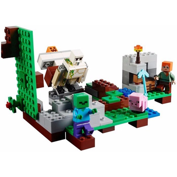 Hộp xếp hình MineCraft My World 10468 - Hộ vệ sắt khổng lồ Iron Golem 220 pcs