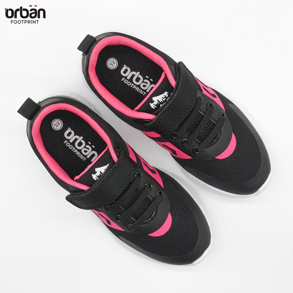 [Mã BMBAU50 giảm 7% đơn 99K] Giày thể thao cao cấp cho bé gái Urban TB2013 đen hồng