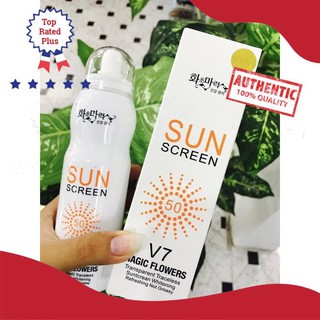 Xịt chống nắng Screen V7 bật tone trắng da nhanh Hàn Quốc không bết dính - SPF 50++