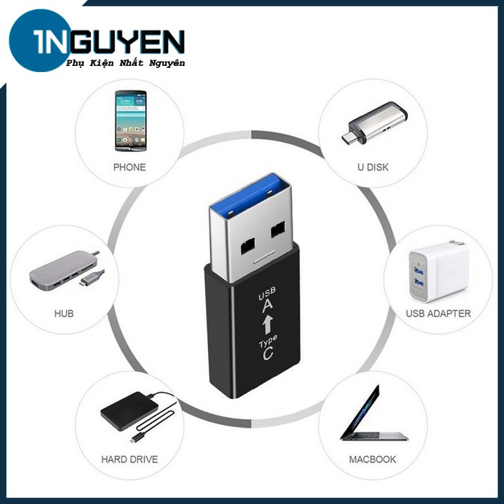 Jack chuyển đổi Type C 3.1 sang USB Type A 3.0