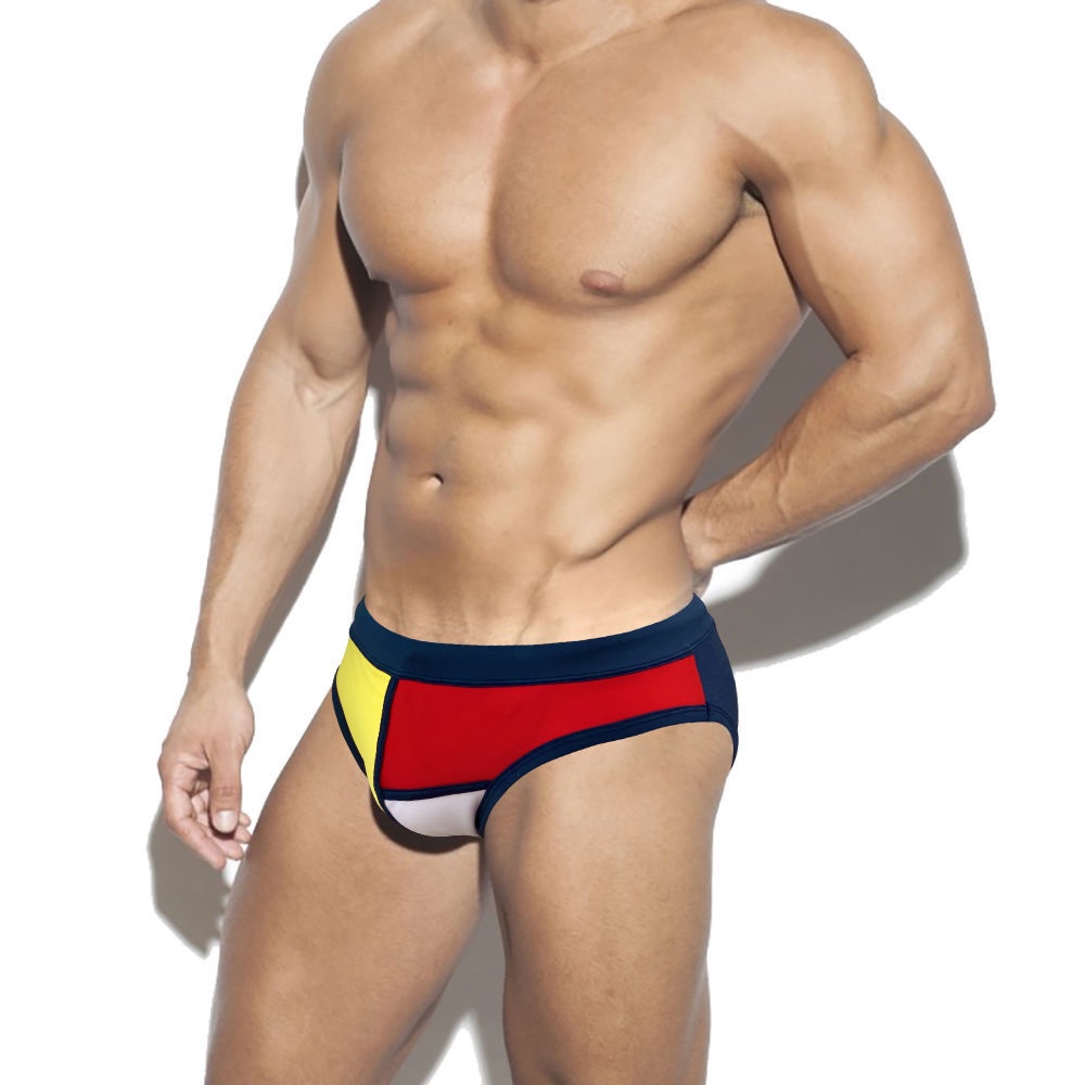 Quần Bơi Nam Eo Thấp Màu Sắc Tương Phản Thời Trang P001 | BigBuy360 - bigbuy360.vn