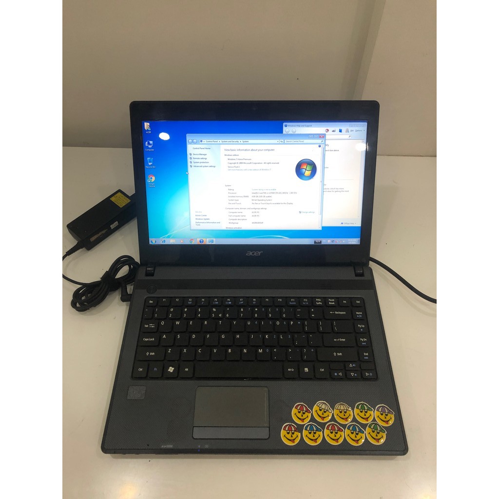 Laptop cũ acer aspire 4749,i3-2370M,4GB Ram,320GB HDD,14ich