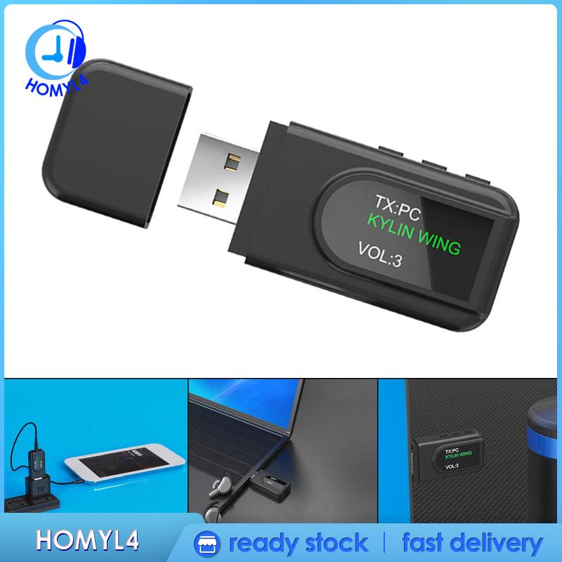 Bộ Thu Phát Bluetooth 5.0 Không Dây Cho Tai Nghe PS4 Trên Xe Hơi