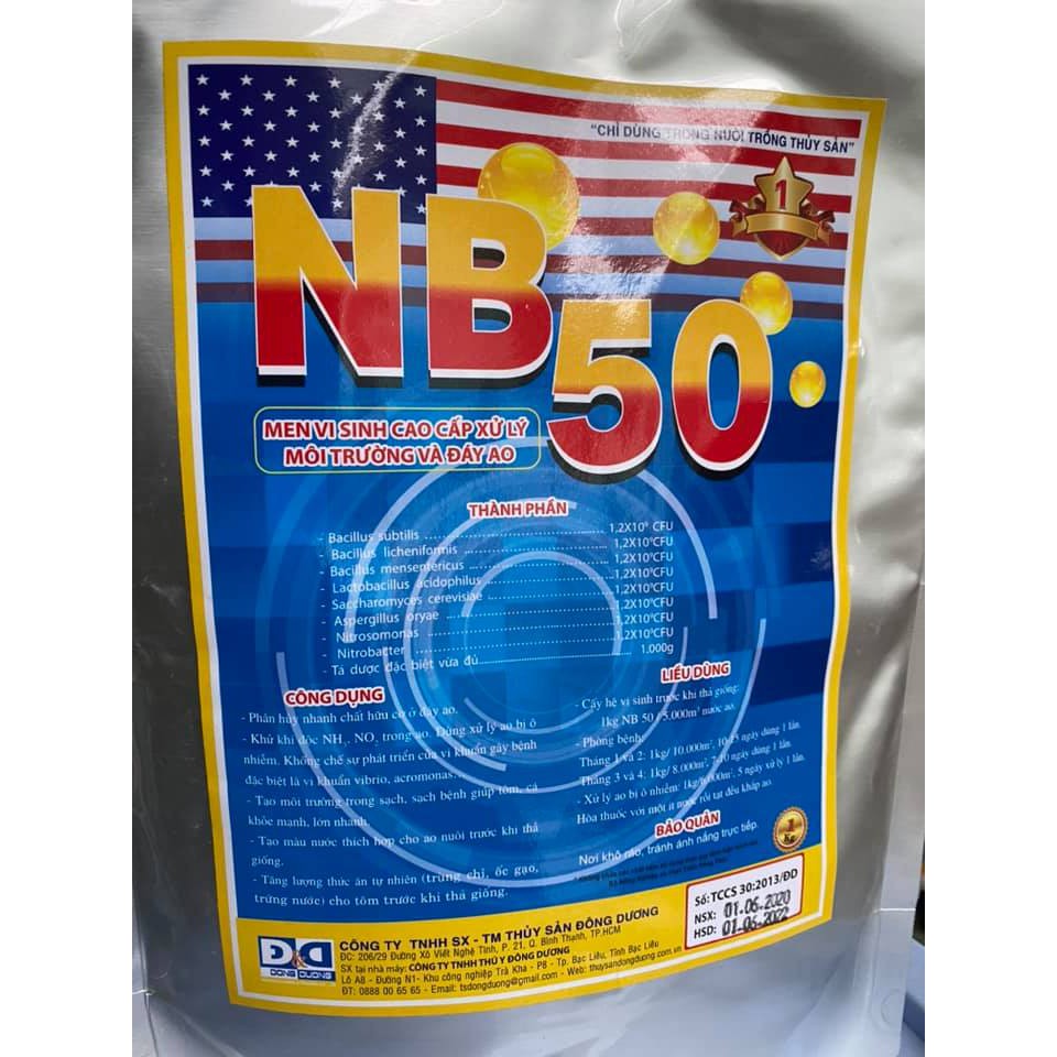 MEN VI SINH CAO CẤP XỬ LÝ NƯỚC VÀ ĐÁY AO NUÔI NB50 - HÀNG TỐT