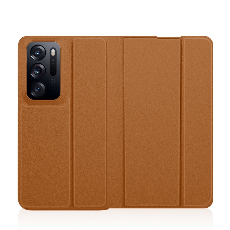 Bao Da Điện Thoại Siêu Mỏng Màu Trơn Kiểu Doanh Nhân Cho OPPO Find N