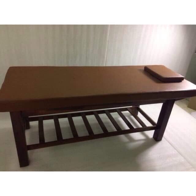 [KHO SỈ] Giường gỗ spa, giường massage gỗ kích thước 185 x 75 x 70 cm cho spa, thẩm mỹ viện