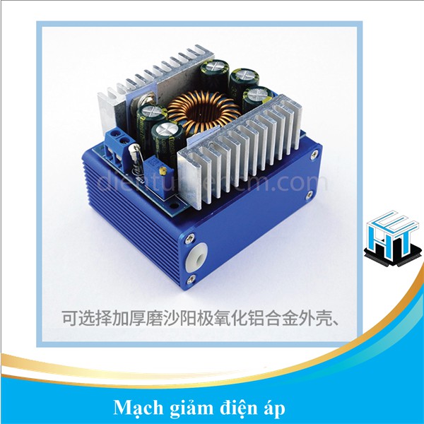 Module hạ áp buck từ 4.5-30Vdc xuống 1.25-30Vdc 12A 150W