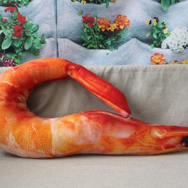 Gối ôm 3d tôm