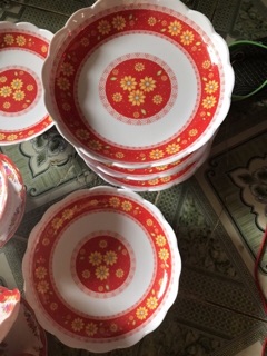 Đĩa nhựa bông cúng