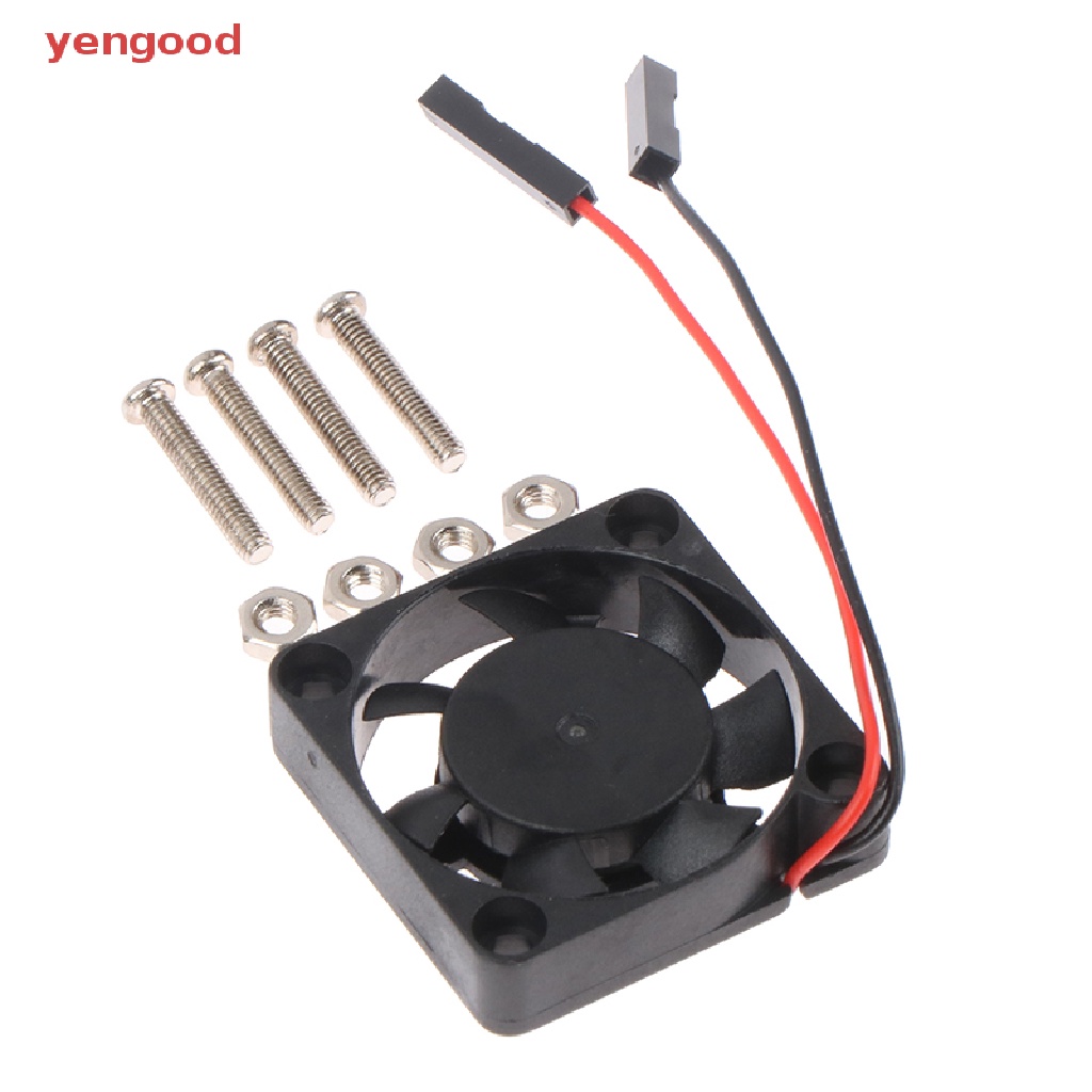 1 Bộ Quạt Làm Mát Không Chổi Than 3.3V 5V DC Yên Tĩnh Kèm Ốc Vít