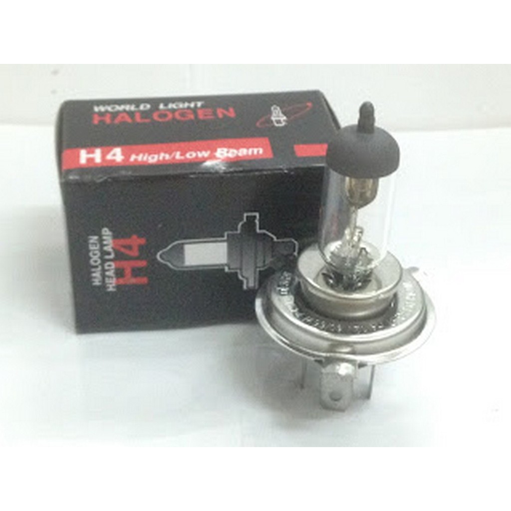 Bóng đèn ô tô xe máy halogen H4 12V 60/55W P43T