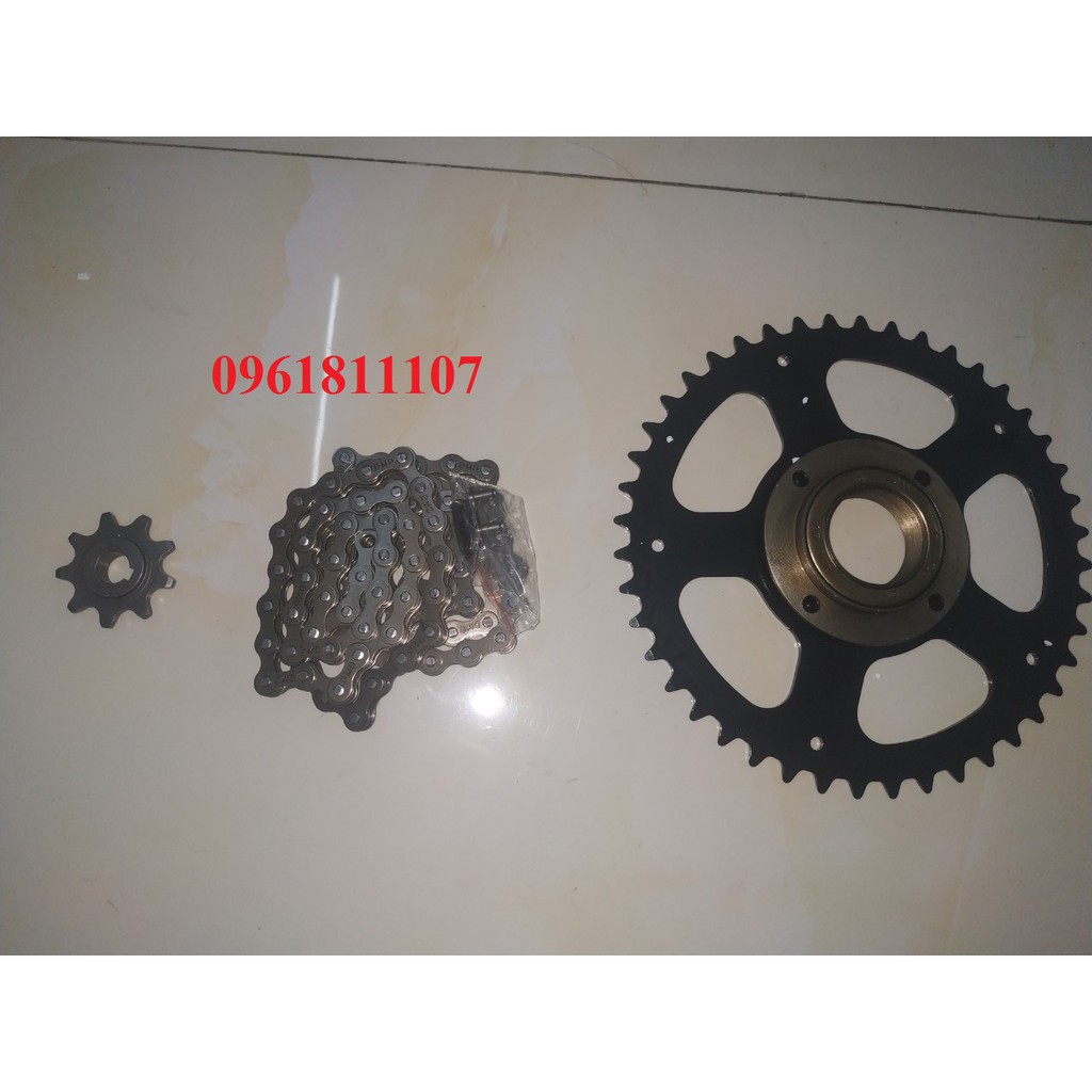 Combo NHÔNG SÊN liếp dĩa  cho sên 410 MOTOR MY1016Z, dùng cho motor giảm tốc 12V, motor giảm tốc 24V