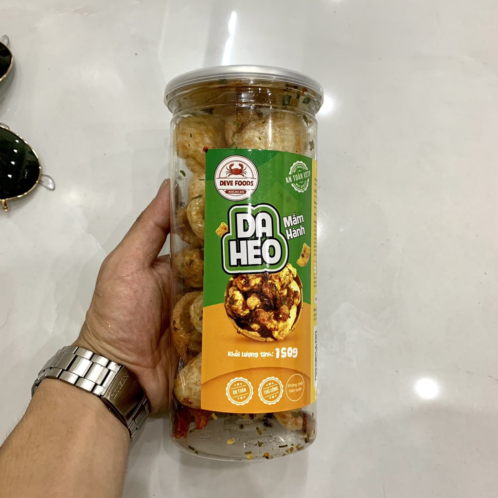 Da Heo Mắm Hành 150g DeVe Food ăn vặt Hà Nội