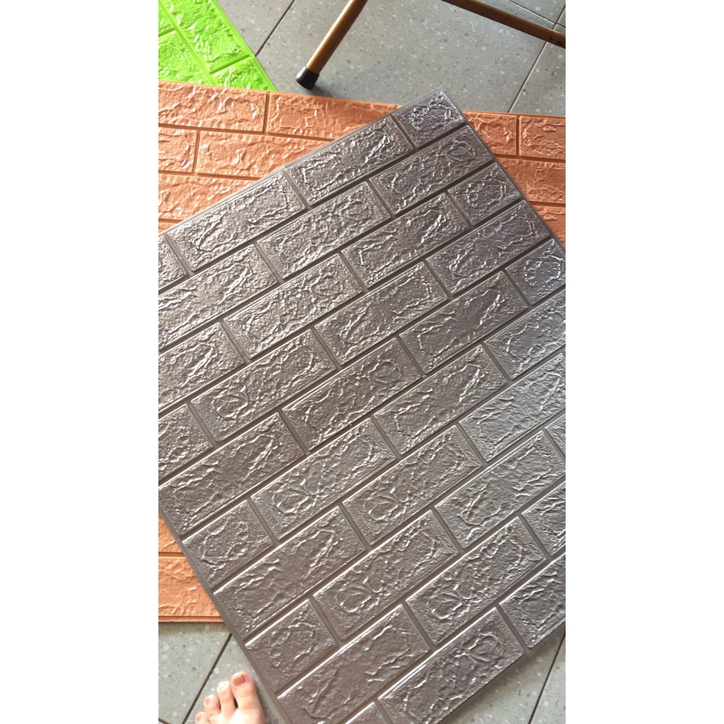 [Kho Phú Xuyên] XỐP DÁN TƯỜNG 3D GIẢ GẠCH TRANG TRí CÓ KEO DÁN SẴN 70 x 77 độ dày 3mm 4mm 5mm | BigBuy360 - bigbuy360.vn