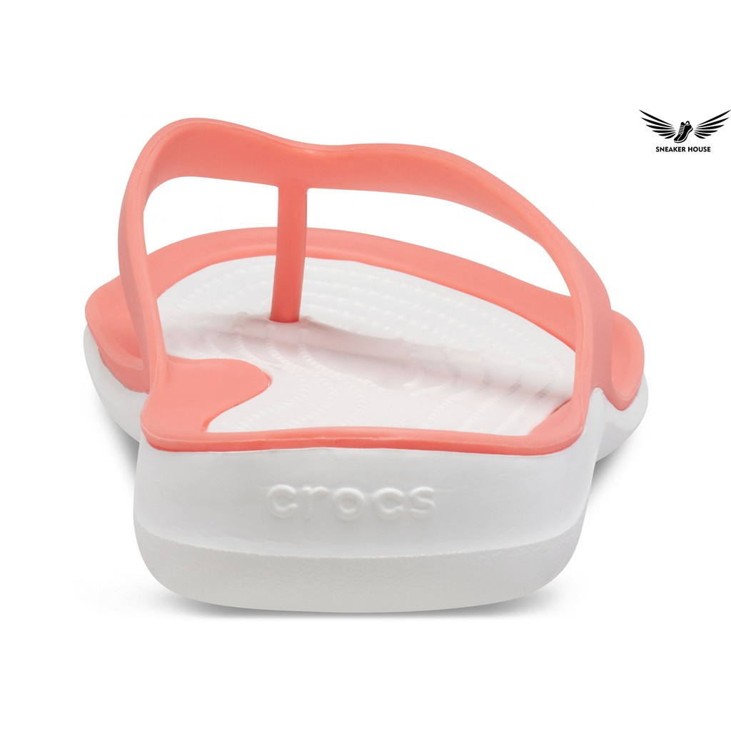 Giới thiệu sản phẩm Dép xỏ ngón nữ Crocs chính hãng Swiftwater Flip W pink 204974-6SL