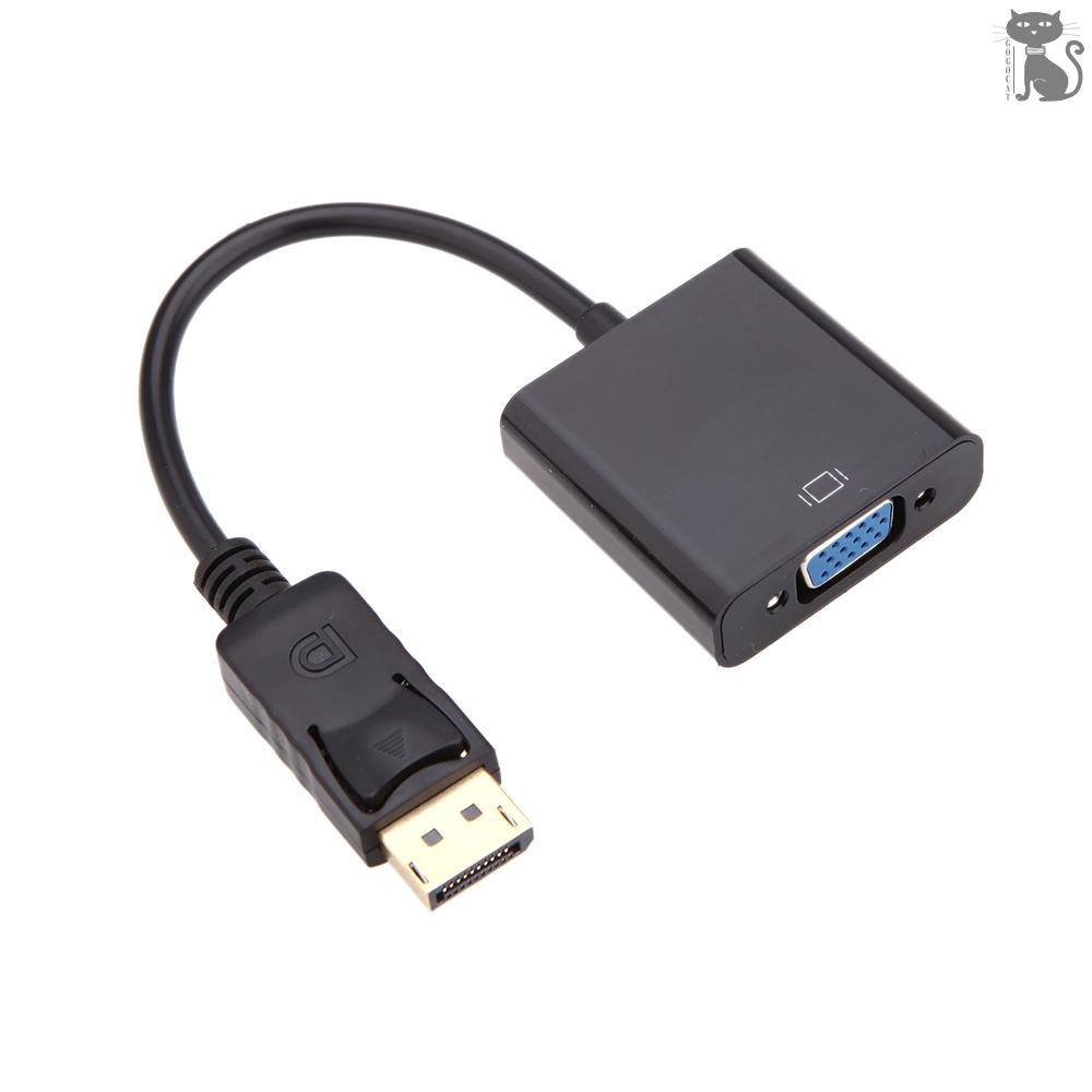 COD☆ Hot-selling 1080p DP DisplayPort Male to VGA Female Converter Adapter Cable