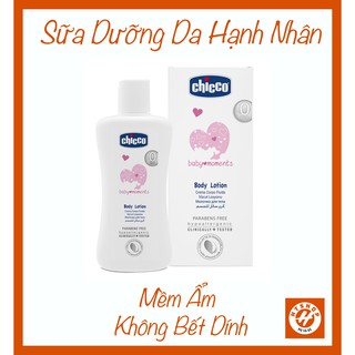 Sữa Dưỡng Thể Chiết Xuất Hạnh Nhân Chicco 0+ 200ml/500ml