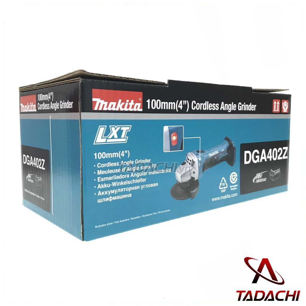 Máy mài góc dùng Pin 18v Makita DGA402Z (thân máy không pin sạc)