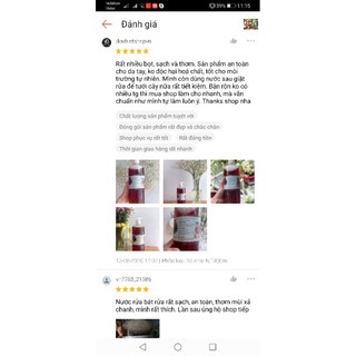 10 Lít Rửa Chén Bồ Hòn Thảo Mộc