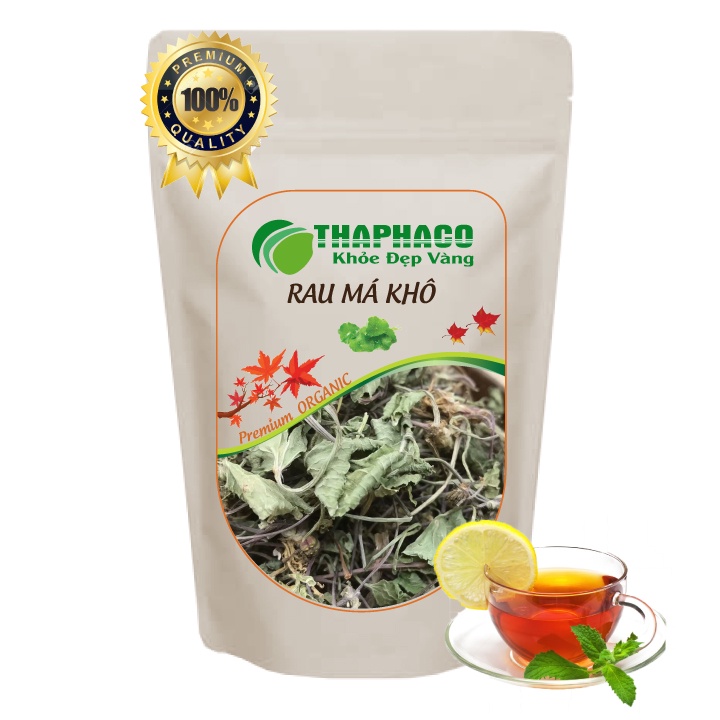 Rau Má Khô Nguyên Chất - Hàng Loại 1 - Túi Zip 100gram - THAPHACO