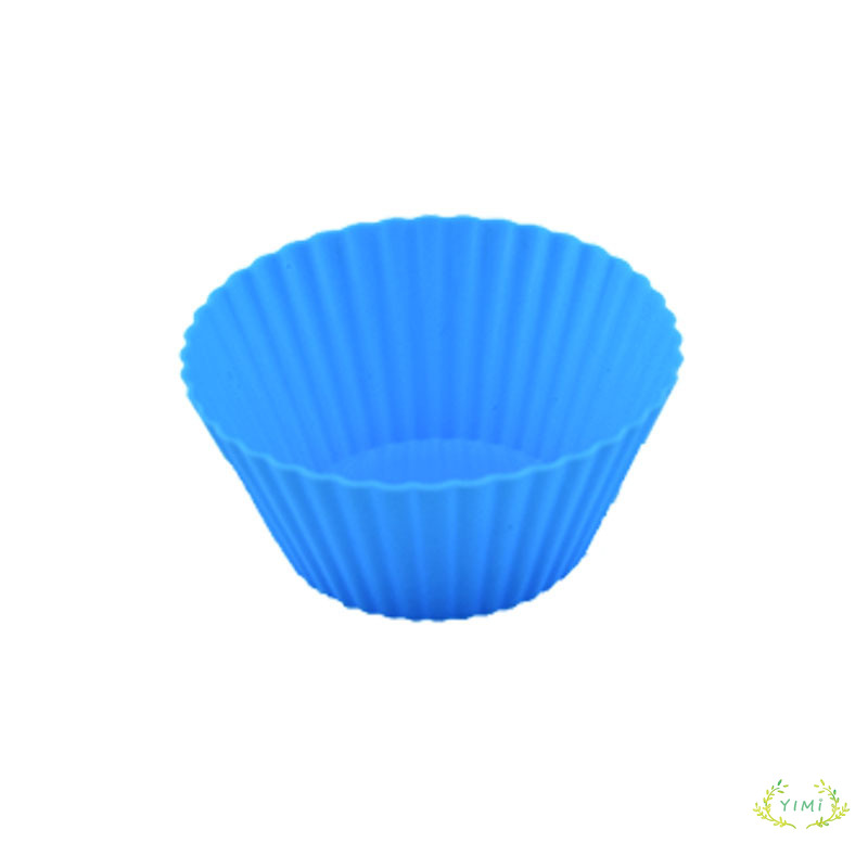 Khuôn làm bánh muffin bằng silicon hình tròn/ ngôi sao/ hoa/ trái tim