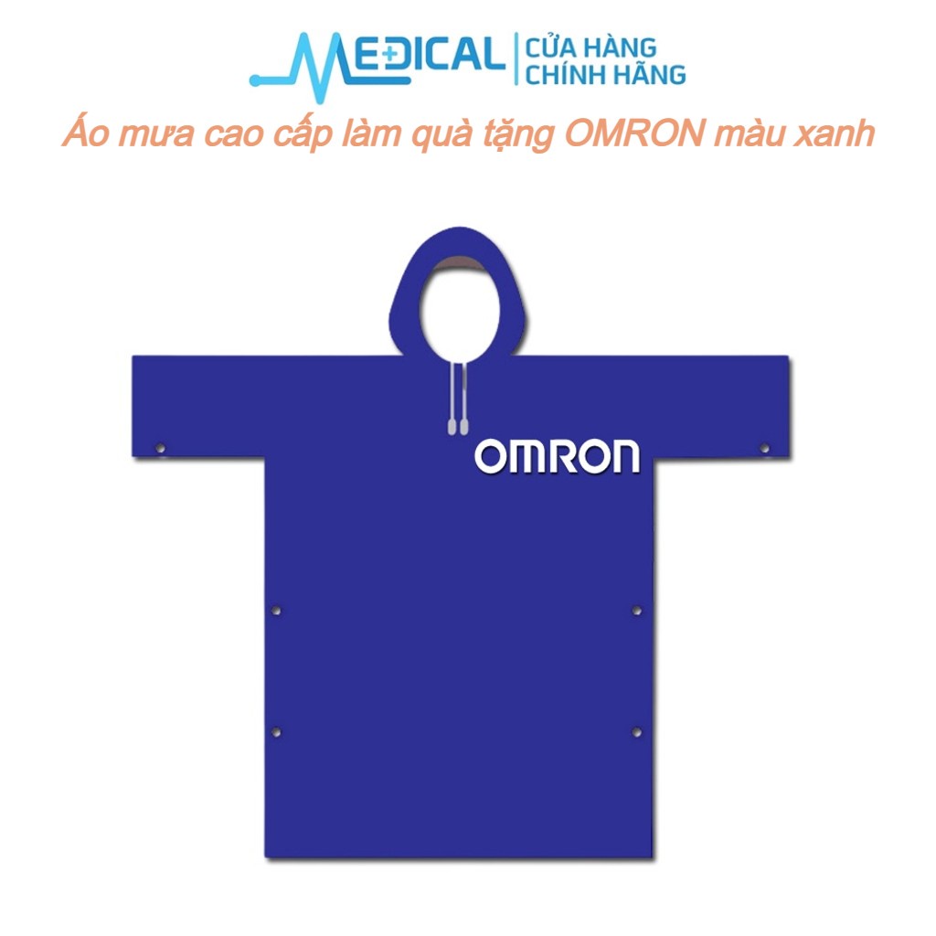 [Bạn mới nhập COSHBM -50% đơn 0Đ] {GIFT} áo mưa cao cấp làm quà tặng OMRON màu xanh - MEDICAL