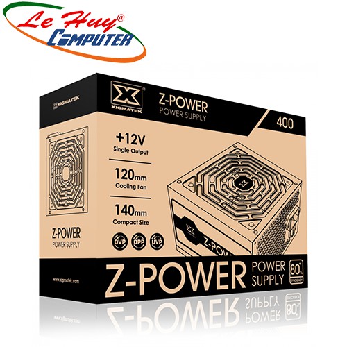 Nguồn máy tính XIGMATEK Z-POWER 400 - 300w - EN45921