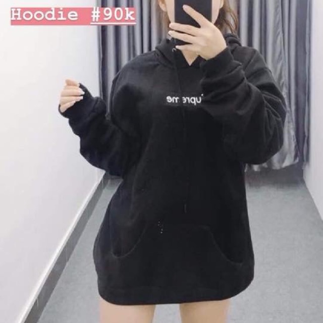 Hoodie superme đen