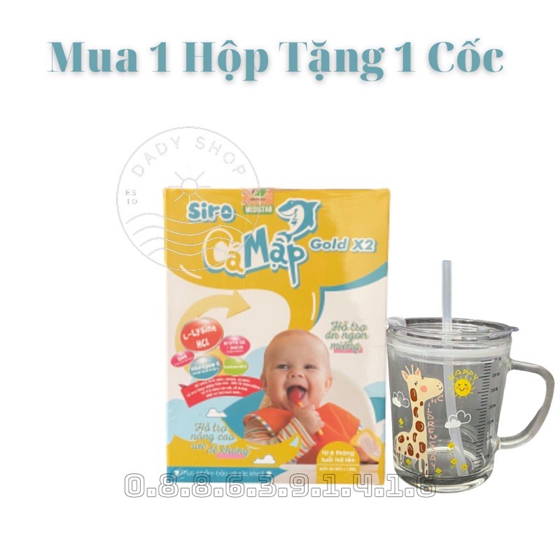 Siro Cá Mập Gold x2 [ Mẫu Mới ]