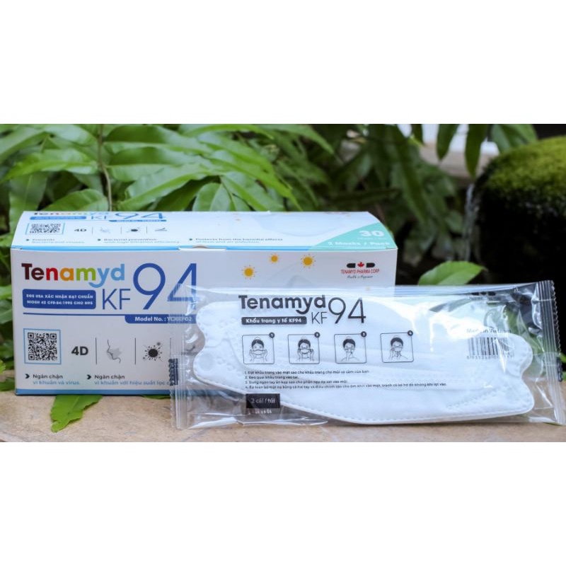 KHẨU TRANG Y TẾ KF94 TENAMYD (HỘP 30 CÁI)