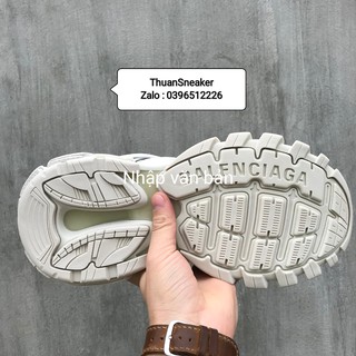 Giầy balen track ba trắng hàng 1:1 (full box + freeship )