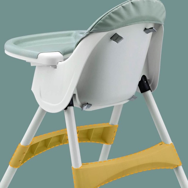 Ghế ăn cho bé Gấp có thể điều chỉnh Di động an toàn trẻ mới biết đi thoải mái với dây đai gia đình Autumn063