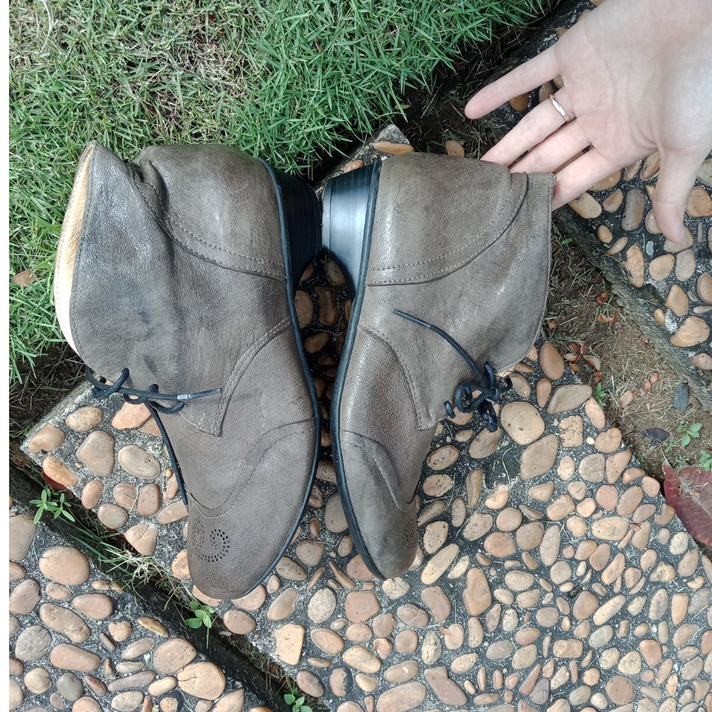 Boot da thật size 39 hiệu BraKo Second-hand - Đồ Si Bon- Bốt