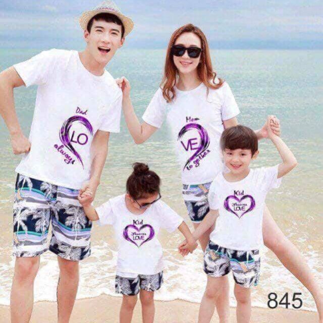 áo gia đình love