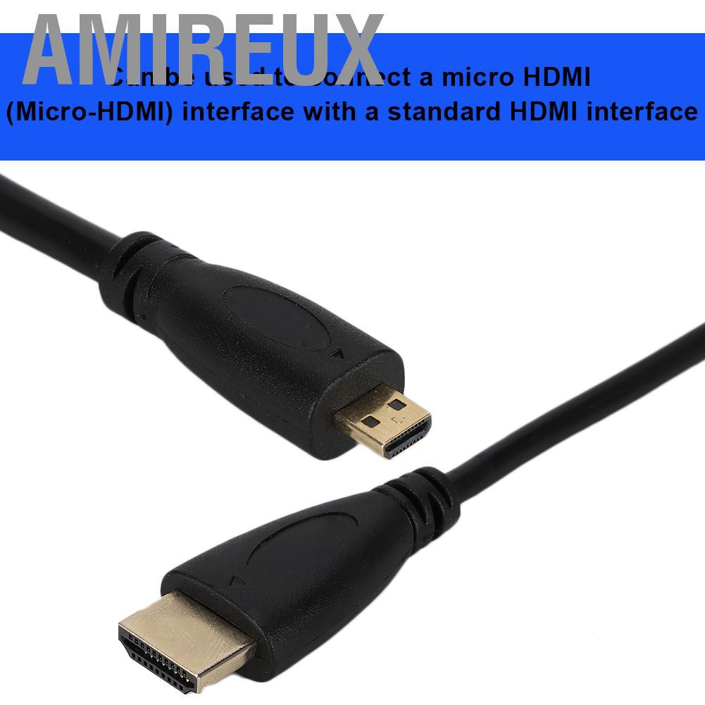 Cáp Chuyển Đổi Amirex Micro Sang Hdmi 1440p / 1080p / 1080i / 720p / 480p Cho Raspberry Pi 4b