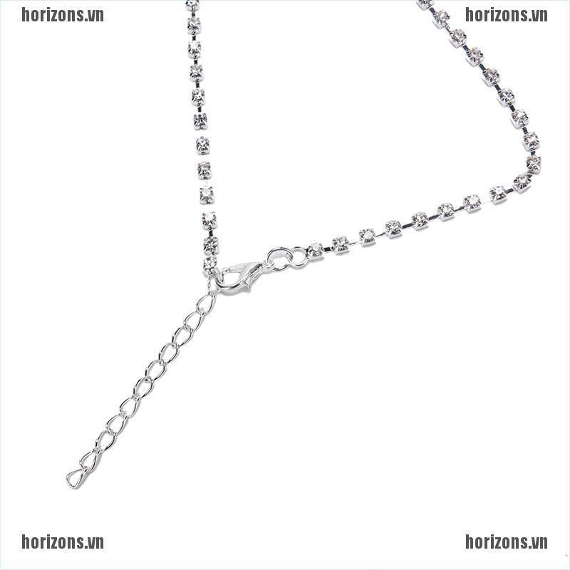 ZA 1PC Barefoot Beach Sandals Bridal Wedding Rhinestone Anklet Foot Chain Jewelry FA | BigBuy360 - bigbuy360.vn
