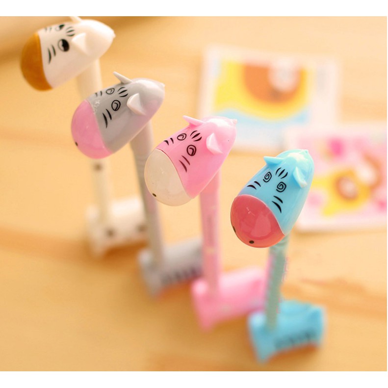 Bút Bi, Bút Bi Nước Hình Thú Dễ Thương, Bút Bi Hình Con Lừa Cute, Bút Bi Lừa