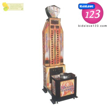 Máy đập búa đo sức mạnh.