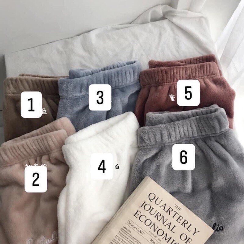 [FREESHIP] Quần Nỉ Bông Nữ Lông Cừu SIêu Ấm | BigBuy360 - bigbuy360.vn