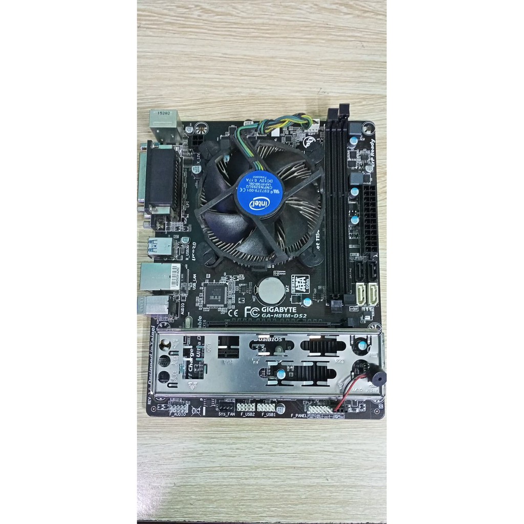 Combo Main Giga H81 + G3250 + Quạt