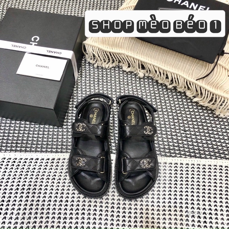 Sandal thể thao tag xích quai dán ngang fullbox