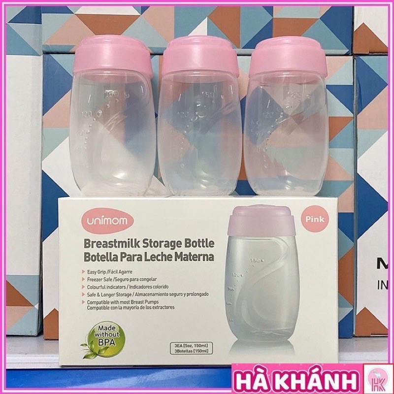 Bình trữ sữa Unimom Hàn Quốc 150ml