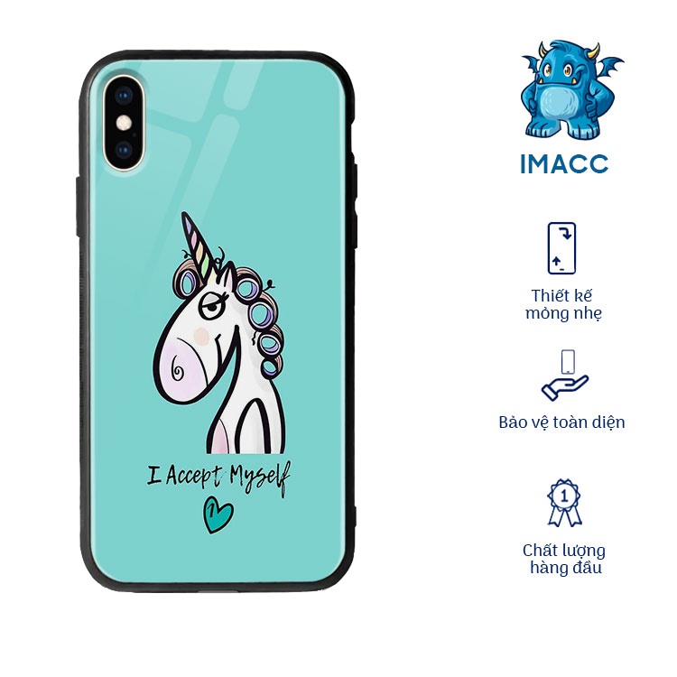ốp đt ip unicorn 1 sừng đẹp mê hồn imacc iphone 5/6/6s/6s plus/7/7plus/8/8plus/x/xs/xs max/11/11 promax/12/12 promax